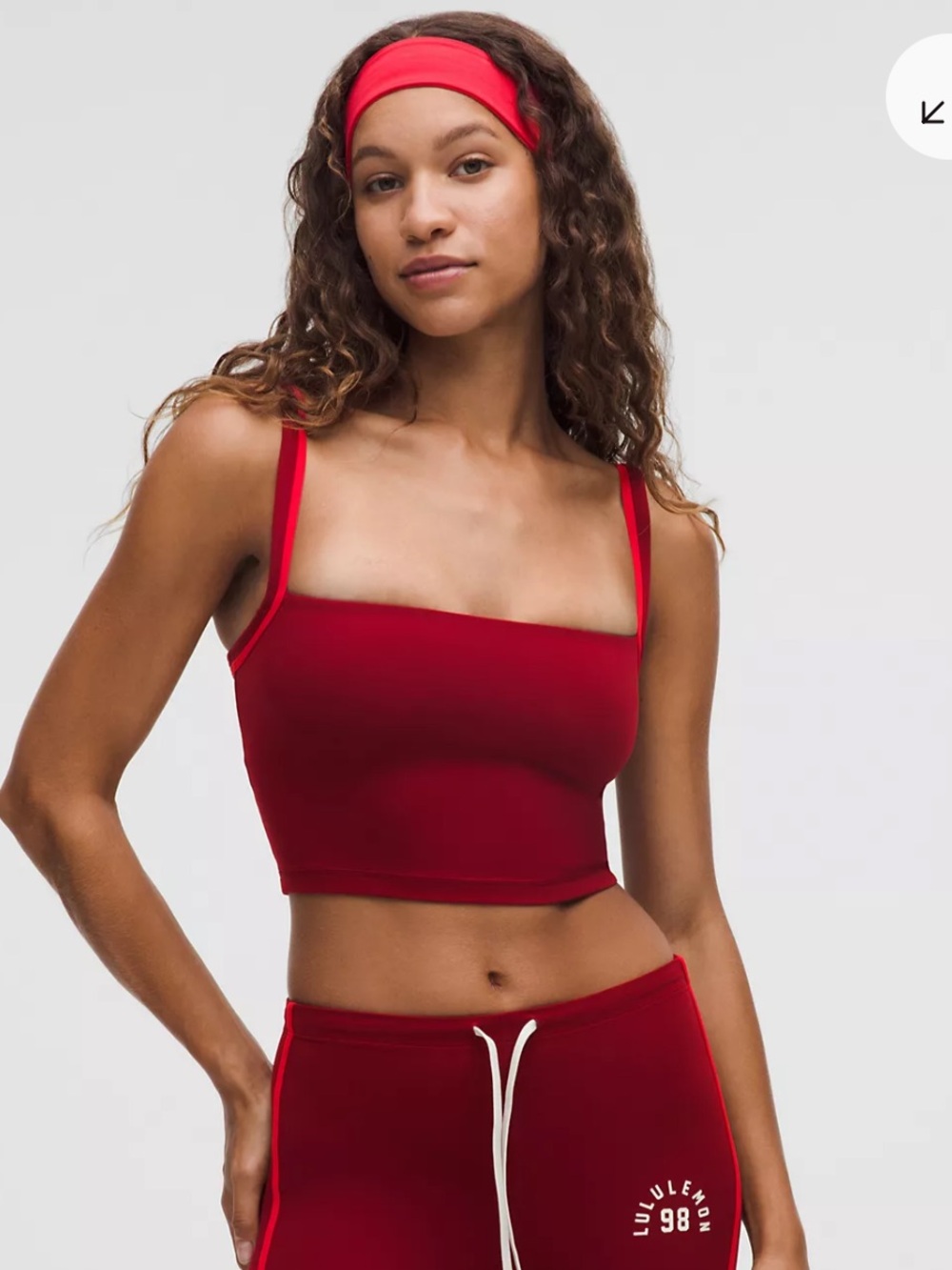 lululemon athletica Nulu Cropped Tank Top *Sport Meets Studio